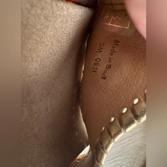 Jack Rogers Women's White and Tan comfort soft comfortable Sandals size 5 new - Picture 10 of 11